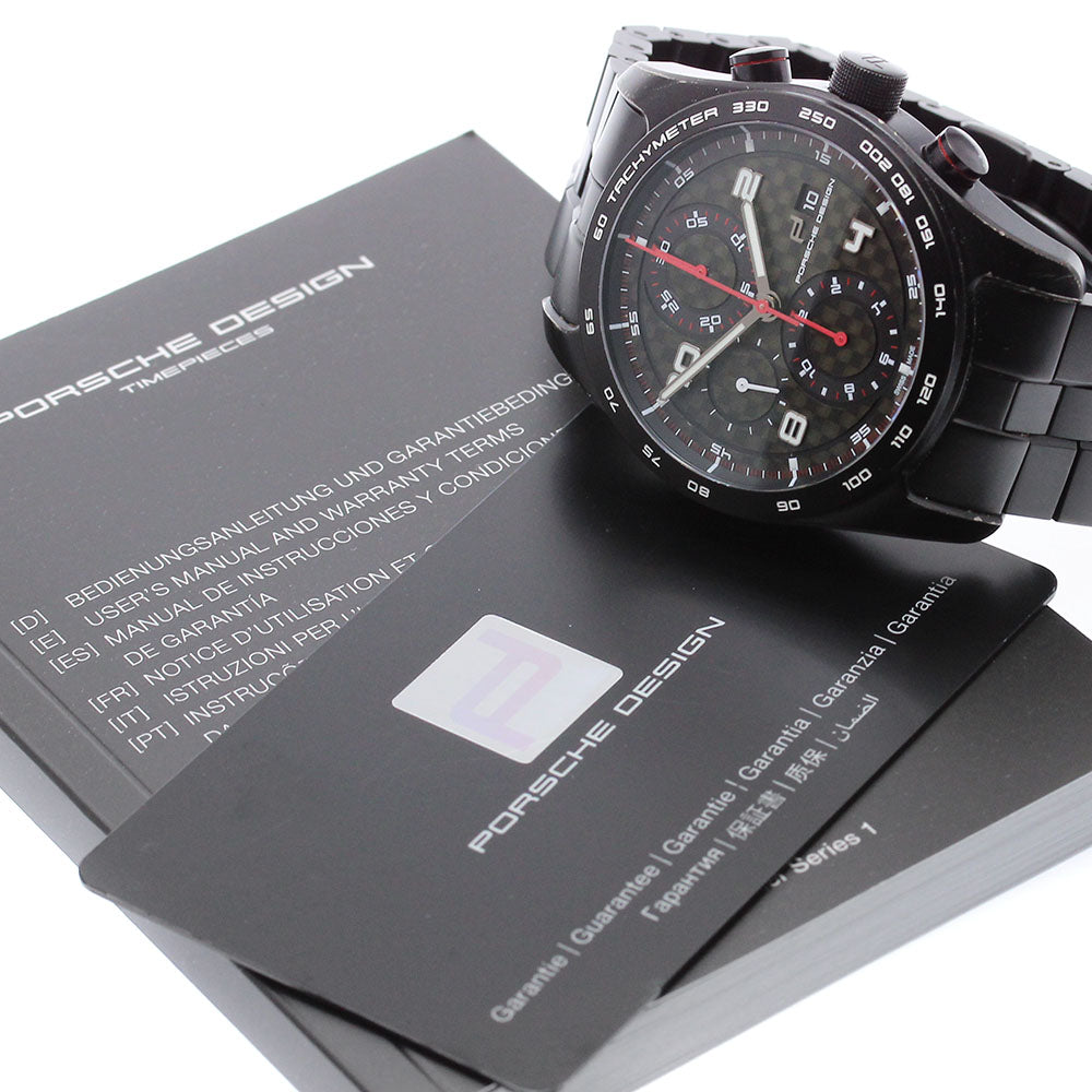 Porsche Design 6010.1.04.005 Chronotimer Chronograph Date Automatic Men's Watch with Warranty Card