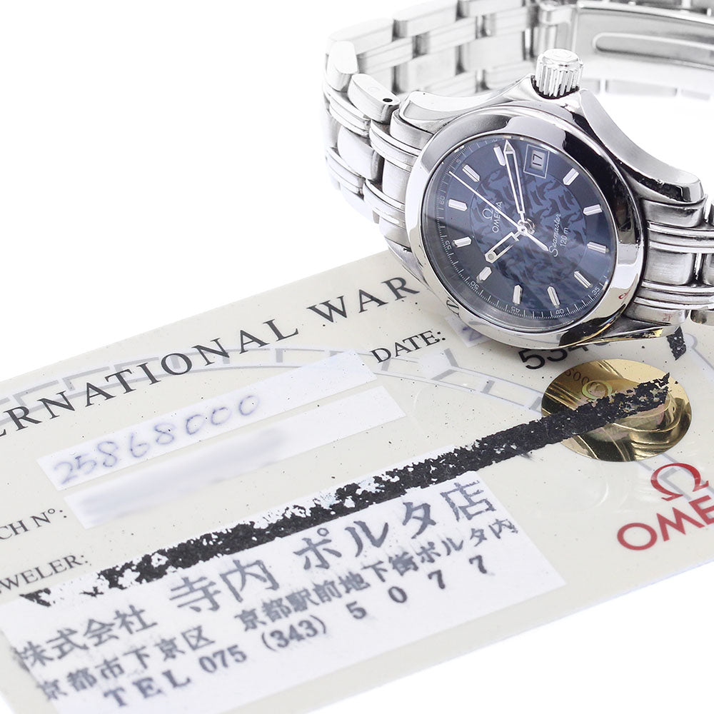 OMEGA 2586.80 Seamaster 120 Jacques Mayol Limited Edition (2000 pieces) Quartz Ladies Watch with Warranty Card