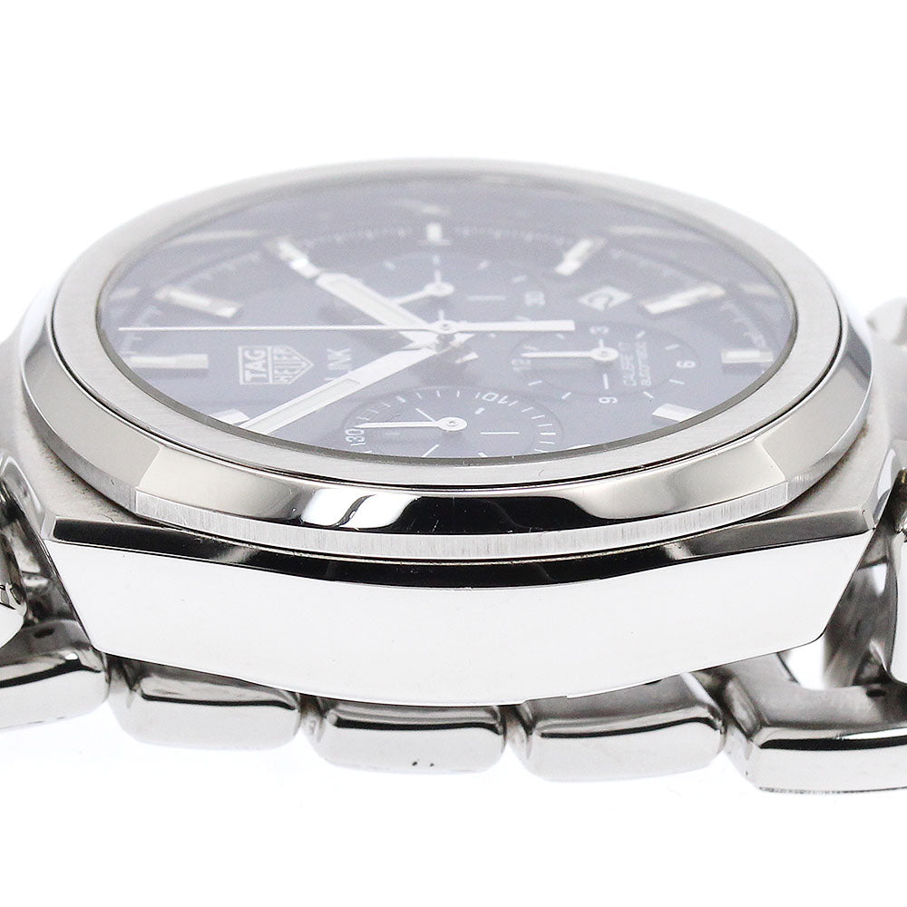 TAG Heuer CBC2112 Link Caliber 17 Chronograph Automatic Men's Watch Excellent Condition with Box and Warranty Card