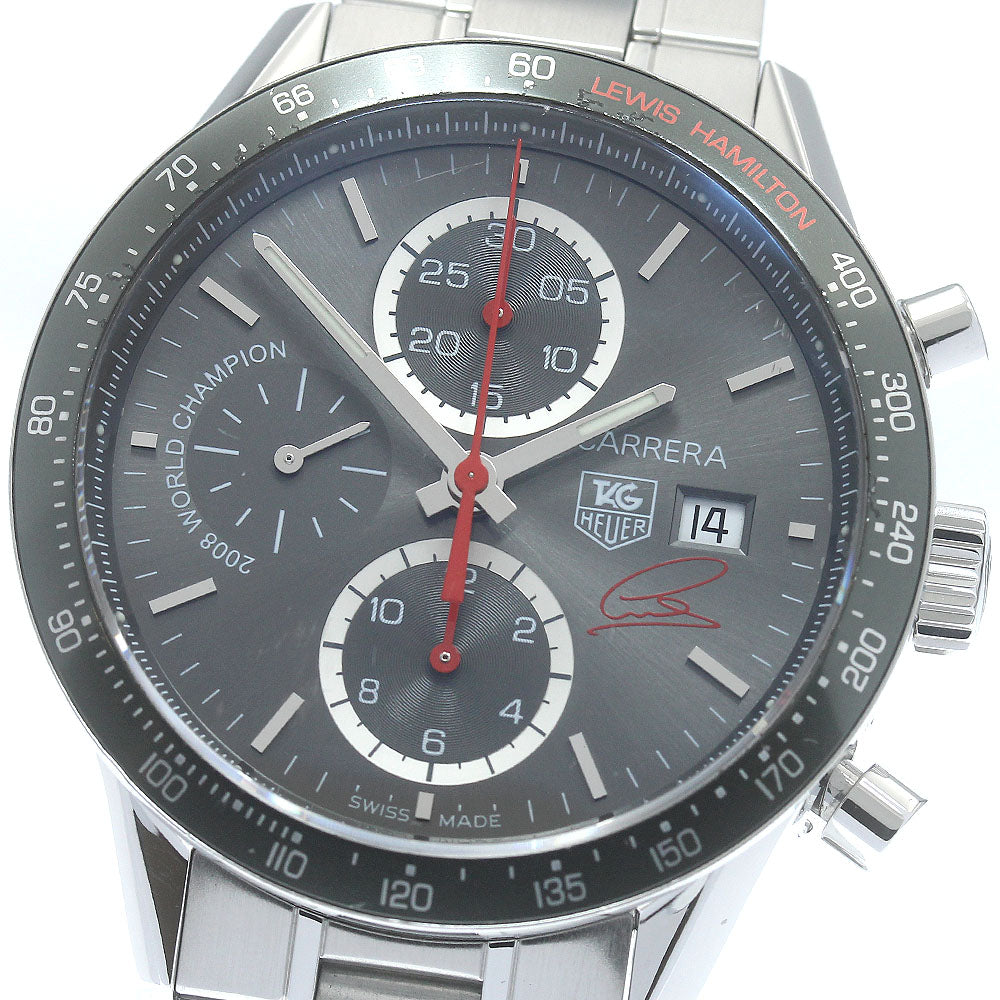 TAG Heuer CV201M Carrera Tachymeter Lewis Hamilton Limited Edition Date Chronograph Automatic Men's Watch