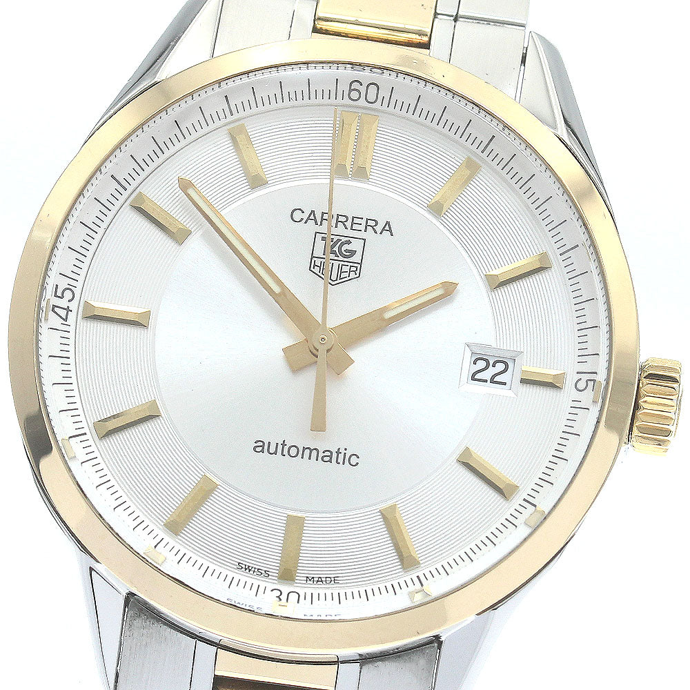 TAG Heuer WV215A Carrera Caliber 5 Yellow Gold Combination Date Automatic Men's Watch