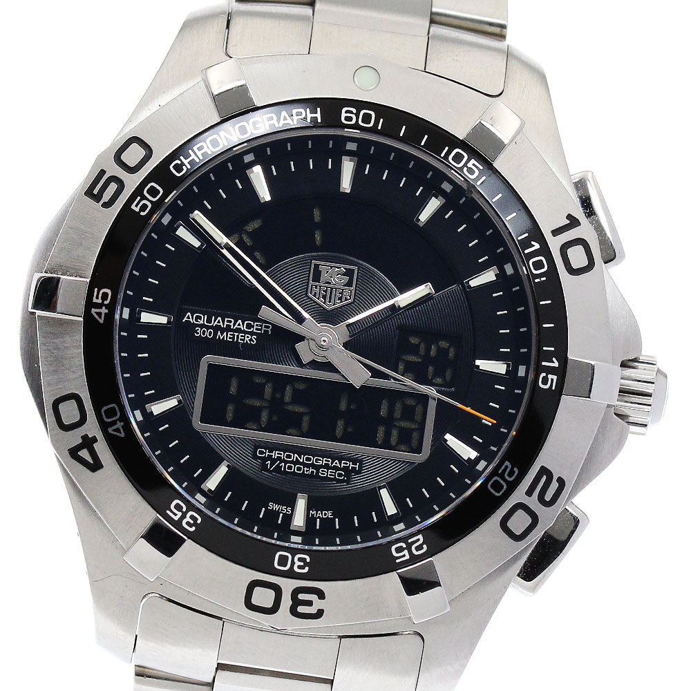 TAG Heuer CAF1010-0 Aquaracer Chronotimer Quartz Men's Watch with Warranty