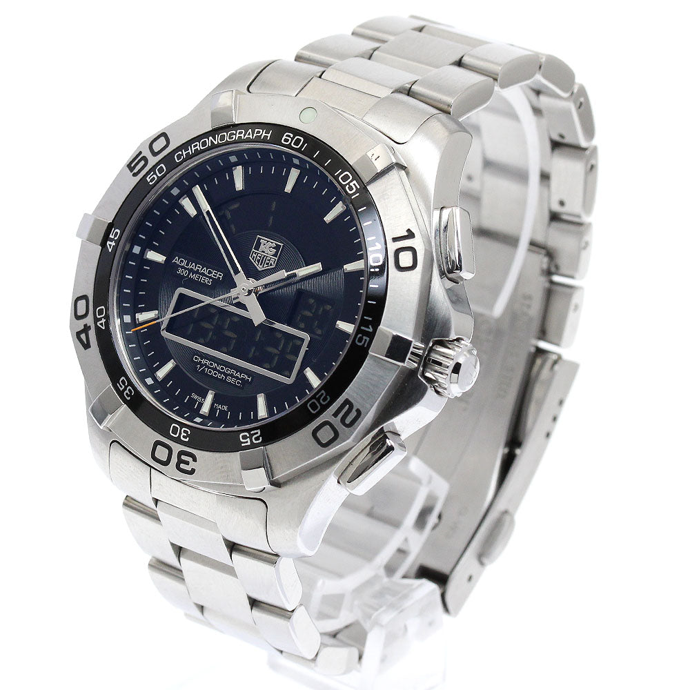 TAG Heuer CAF1010-0 Aquaracer Chronotimer Quartz Men's Watch with Warranty