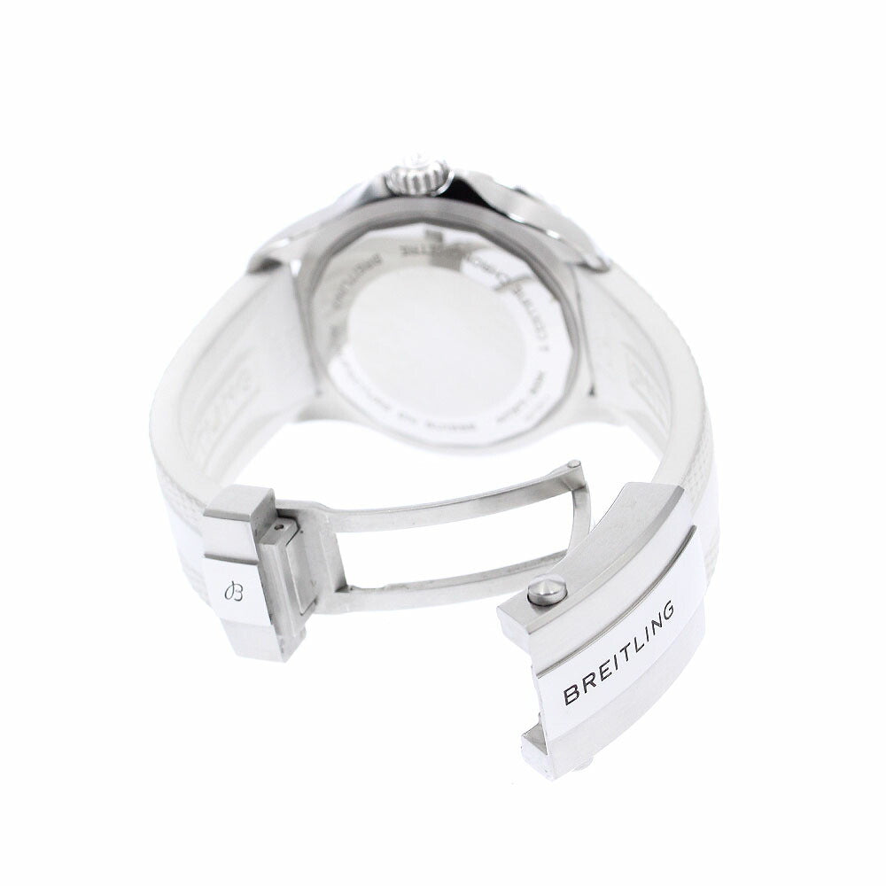 BREITLING A17377 Superocean Automatic 36 Automatic Winding Boys' Watch with Inner Box and Warranty Card
