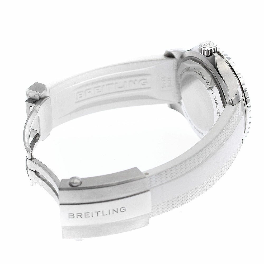 BREITLING A17377 Superocean Automatic 36 Automatic Winding Boys' Watch with Inner Box and Warranty Card