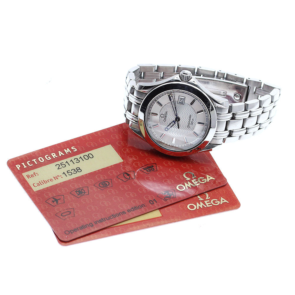 OMEGA 2511.31 Seamaster 120 Date Quartz Men's Watch with Warranty