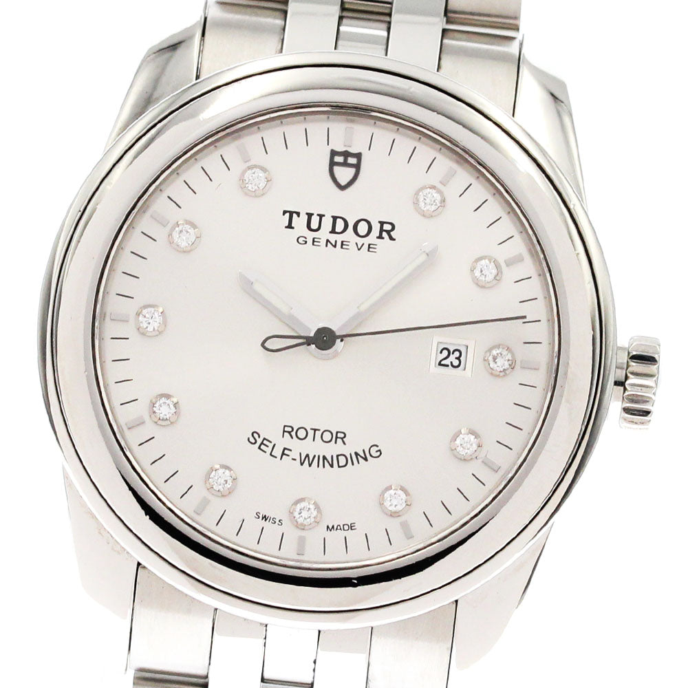TUDOR 53000 Glamour 11-Diamond Date Automatic Boys' Watch