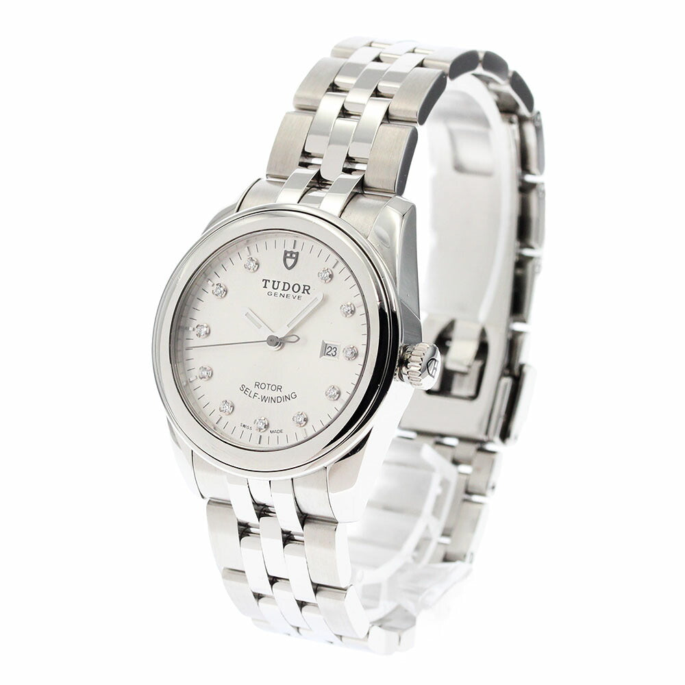 TUDOR 53000 Glamour 11-Diamond Date Automatic Boys' Watch