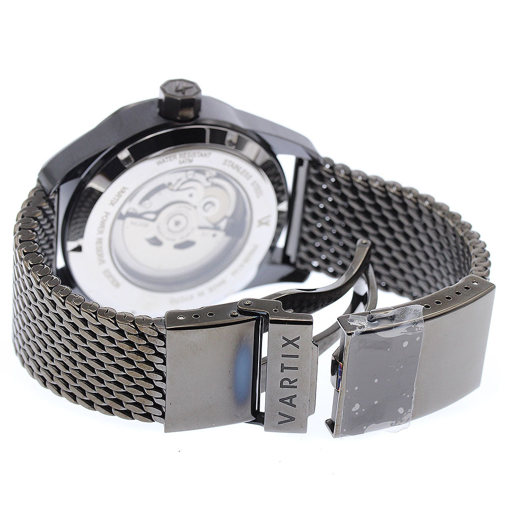 VARTIX PR02B ALIVE Day-Date Power Reserve Automatic Men's Watch Excellent Condition with Box