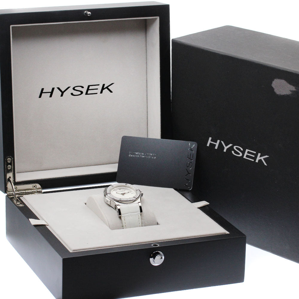 HYSEK AB3813A05 Abyss Diamond Bezel Date Quartz Ladies Watch (with box and warranty)