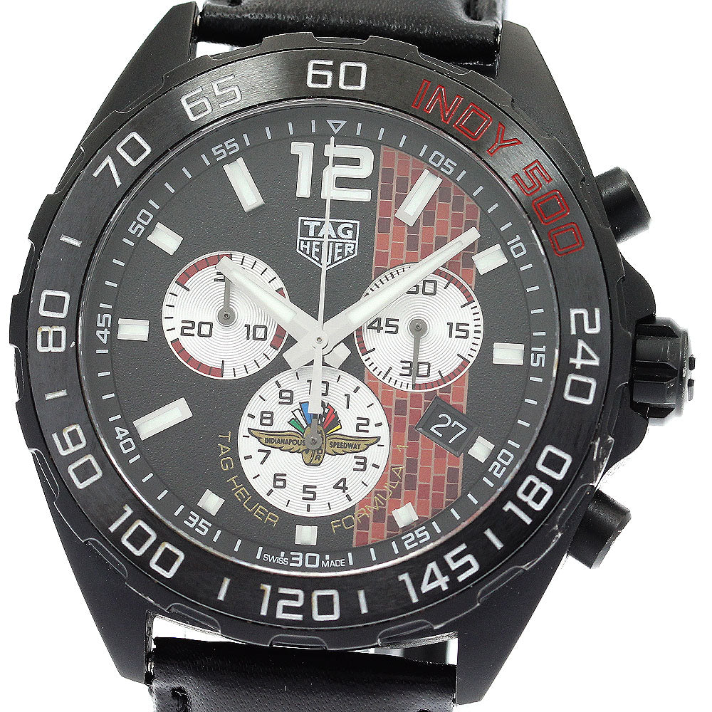 TAG Heuer CAZ101AD.FT8024 Formula 1 Indy 500 Limited Quartz Men's Watch Excellent Condition with Box and Warranty.