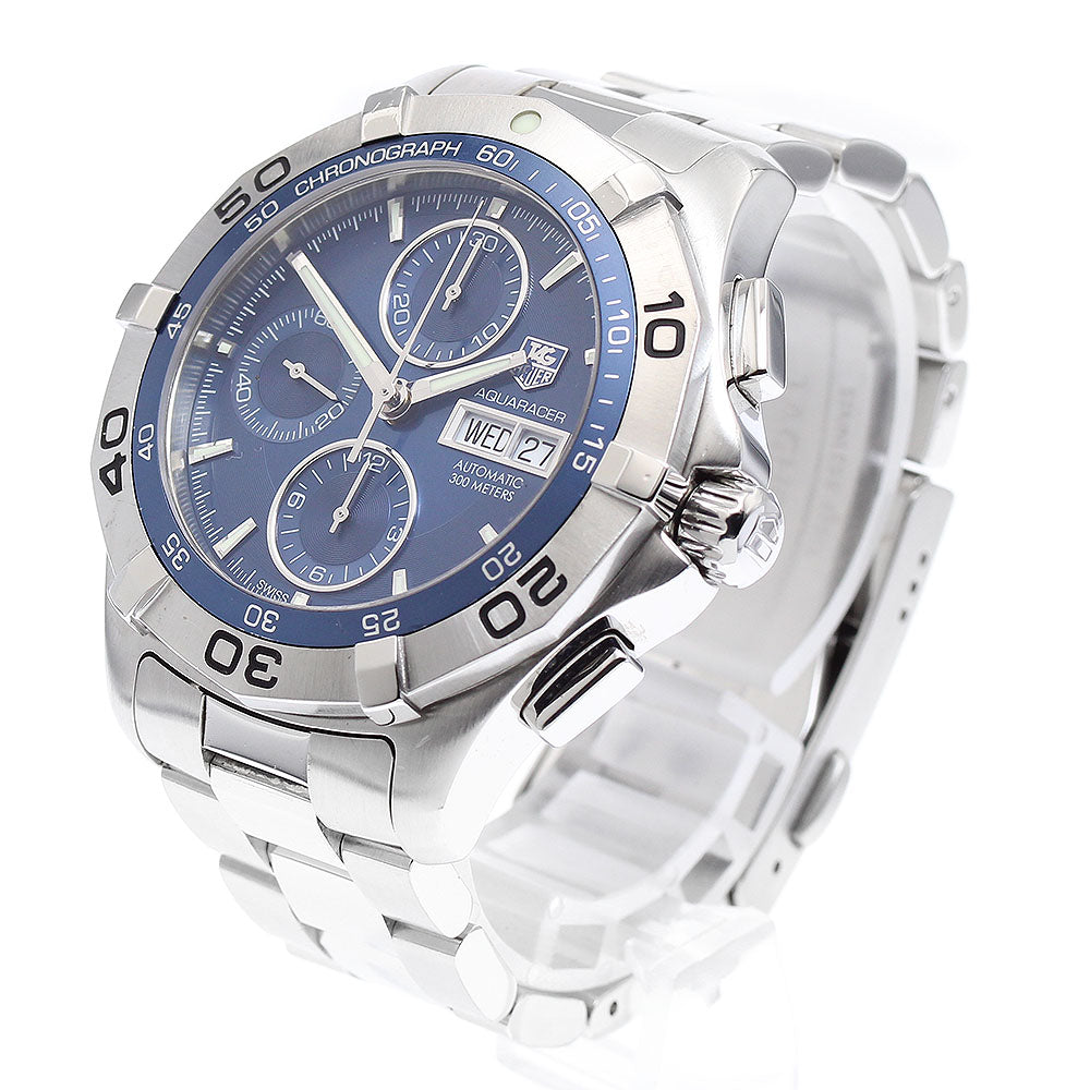 TAG Heuer CAF2012 Aquaracer Chronograph Day-Date Automatic Men's Watch (Good Condition)
