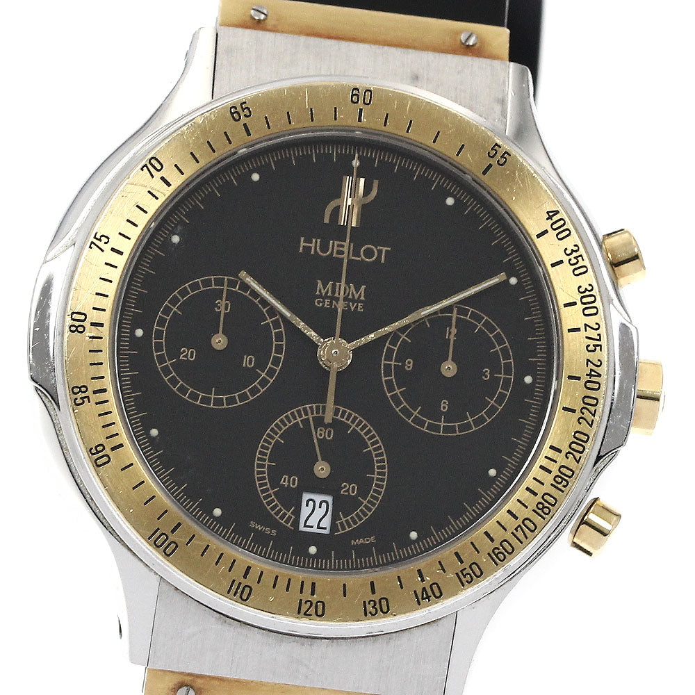 HUBLOT 1621.2 MDM Chronograph YG Combination Quartz Men's Watch