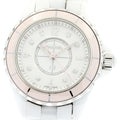 CHANEL H4466 J12 Soft Pink 8-Diamond Quartz Women's Watch