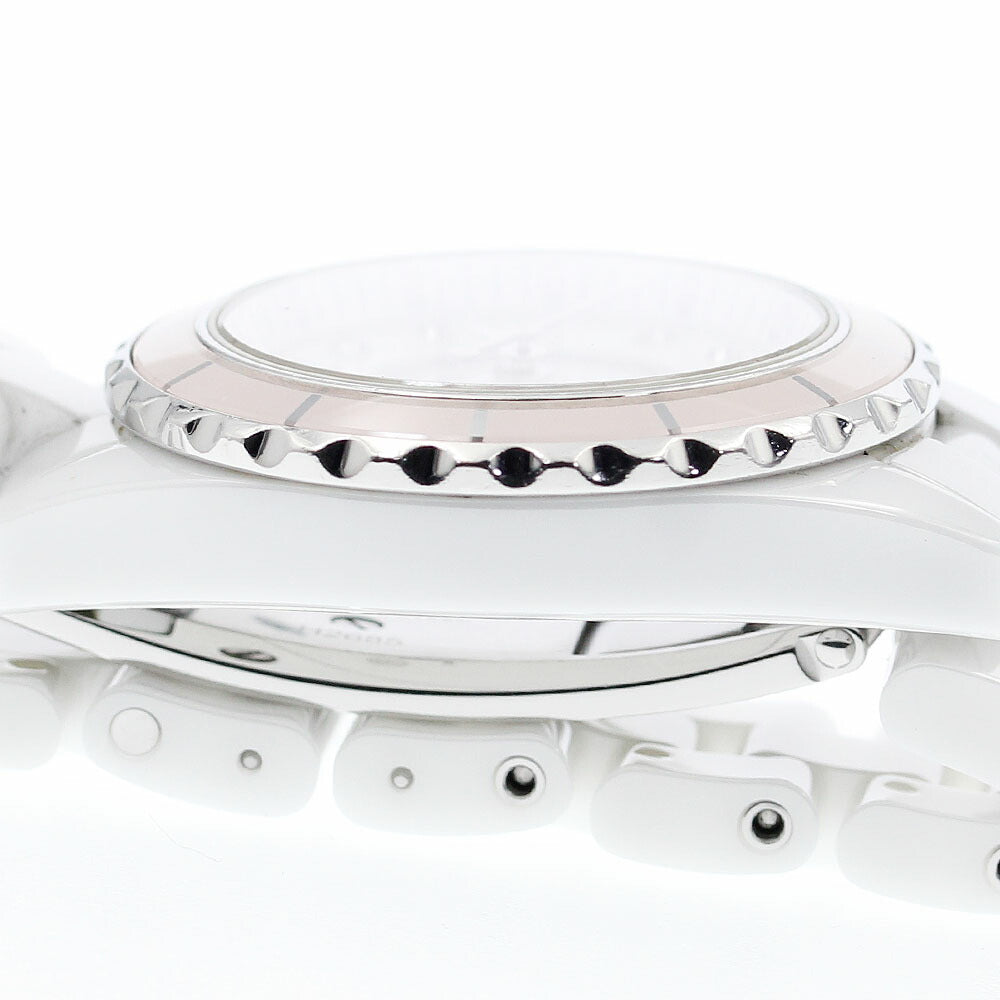 CHANEL H4466 J12 Soft Pink 8-Diamond Quartz Women's Watch
