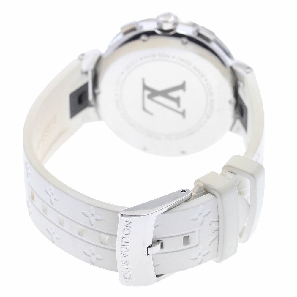 LOUIS VUITTON Q8G01 Tambour Moonstar Chronograph Quartz Boys' Watch (with inner box and warranty)