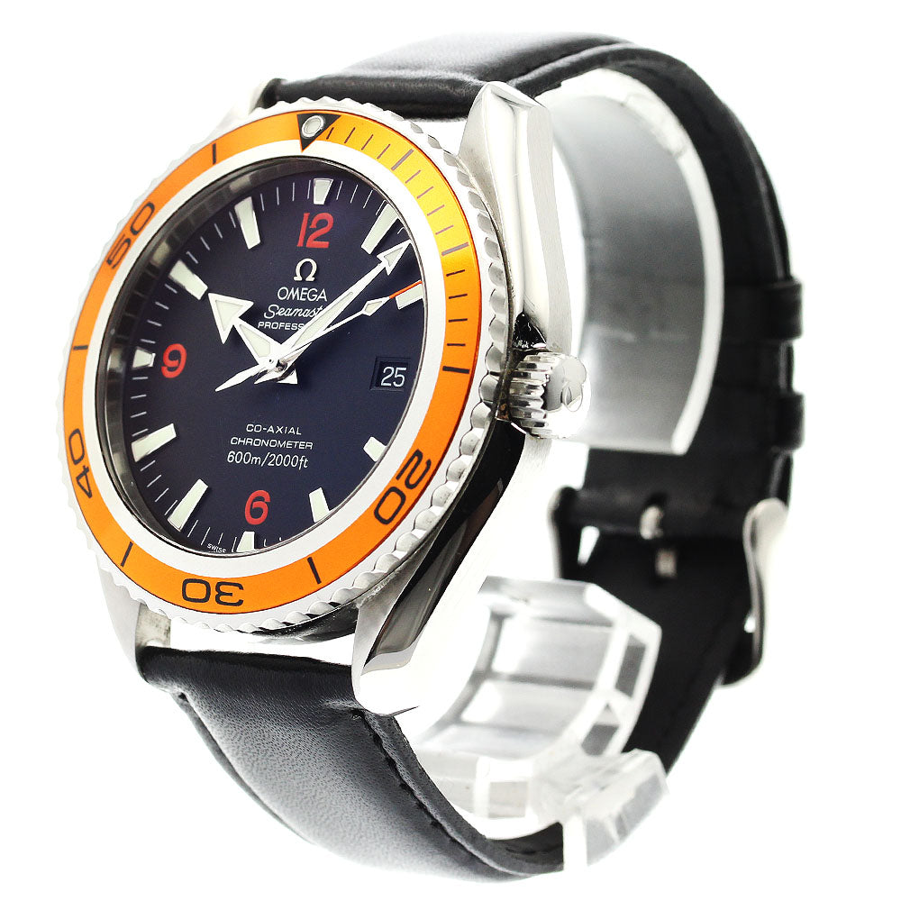 OMEGA 2908.50.91 Seamaster Planet Ocean Date Co-Axial Automatic Men's Watch (Good Condition)