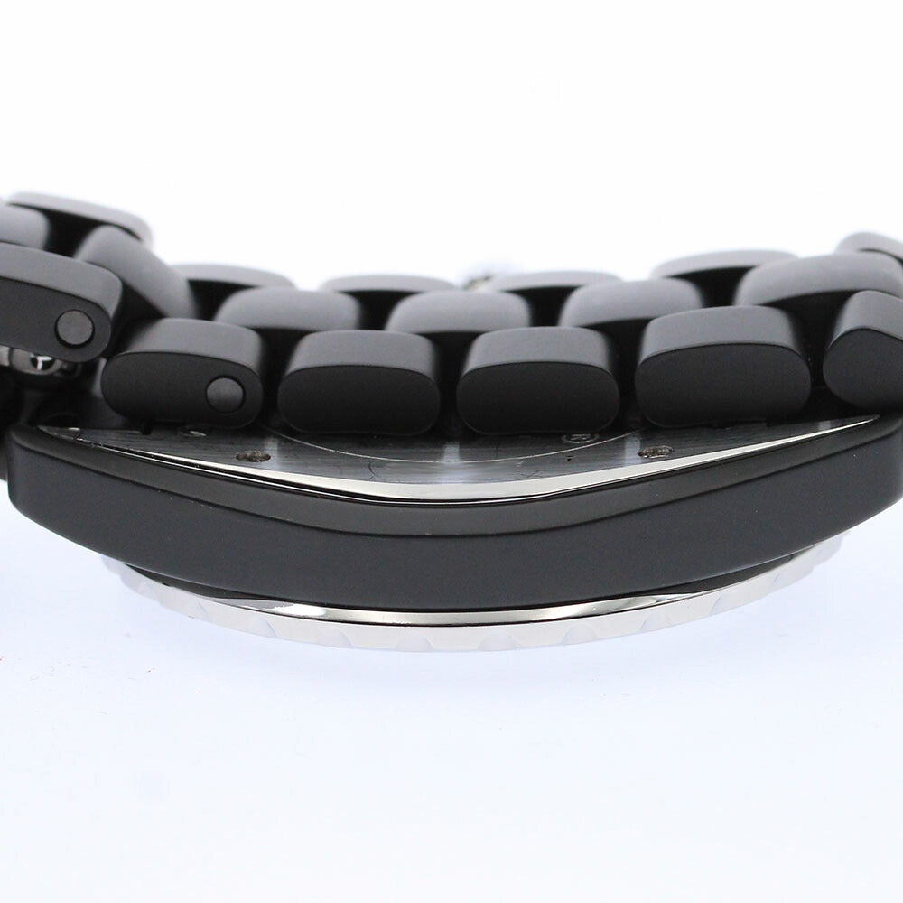 CHANEL H3131 J12 Matte Black Ceramic 42mm Automatic Men's Watch with Warranty Card