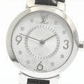 LOUIS VUITTON Q12MG Tambour Slim 8-Diamond Quartz Women's Watch