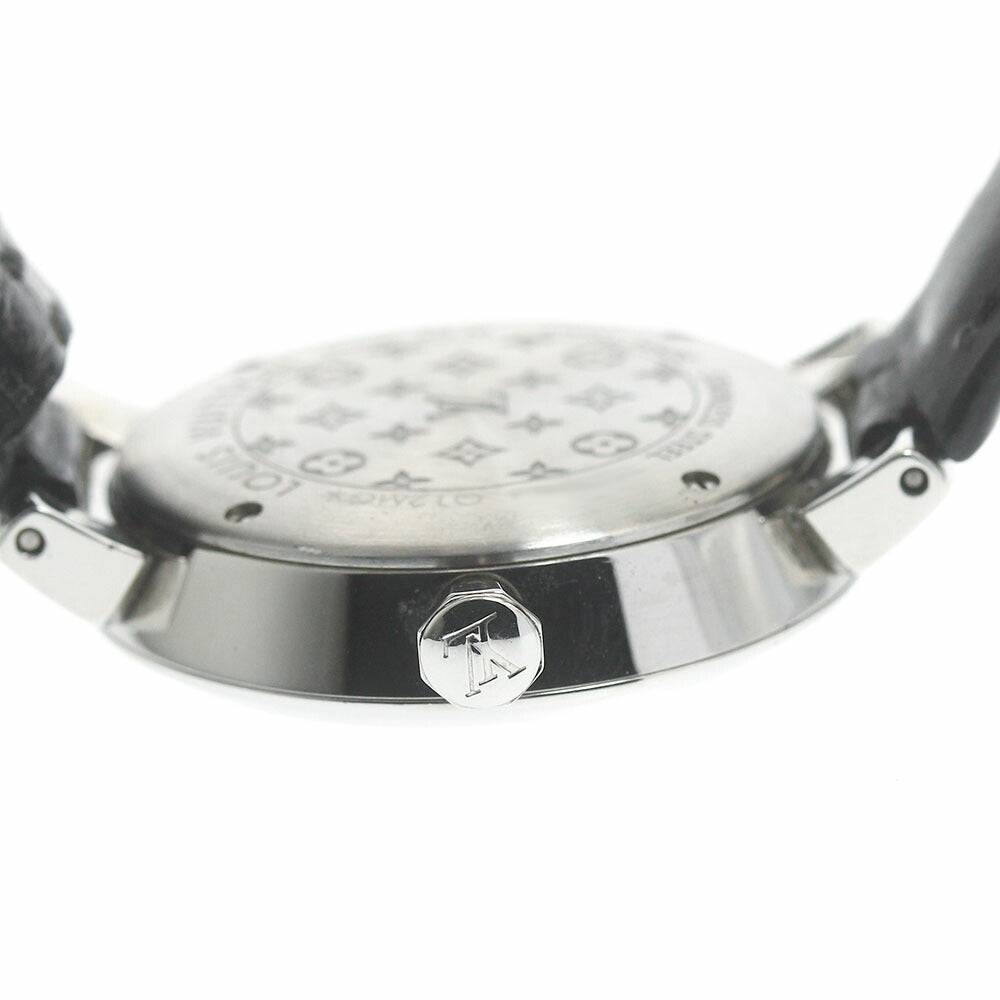 LOUIS VUITTON Q12MG Tambour Slim 8-Diamond Quartz Women's Watch