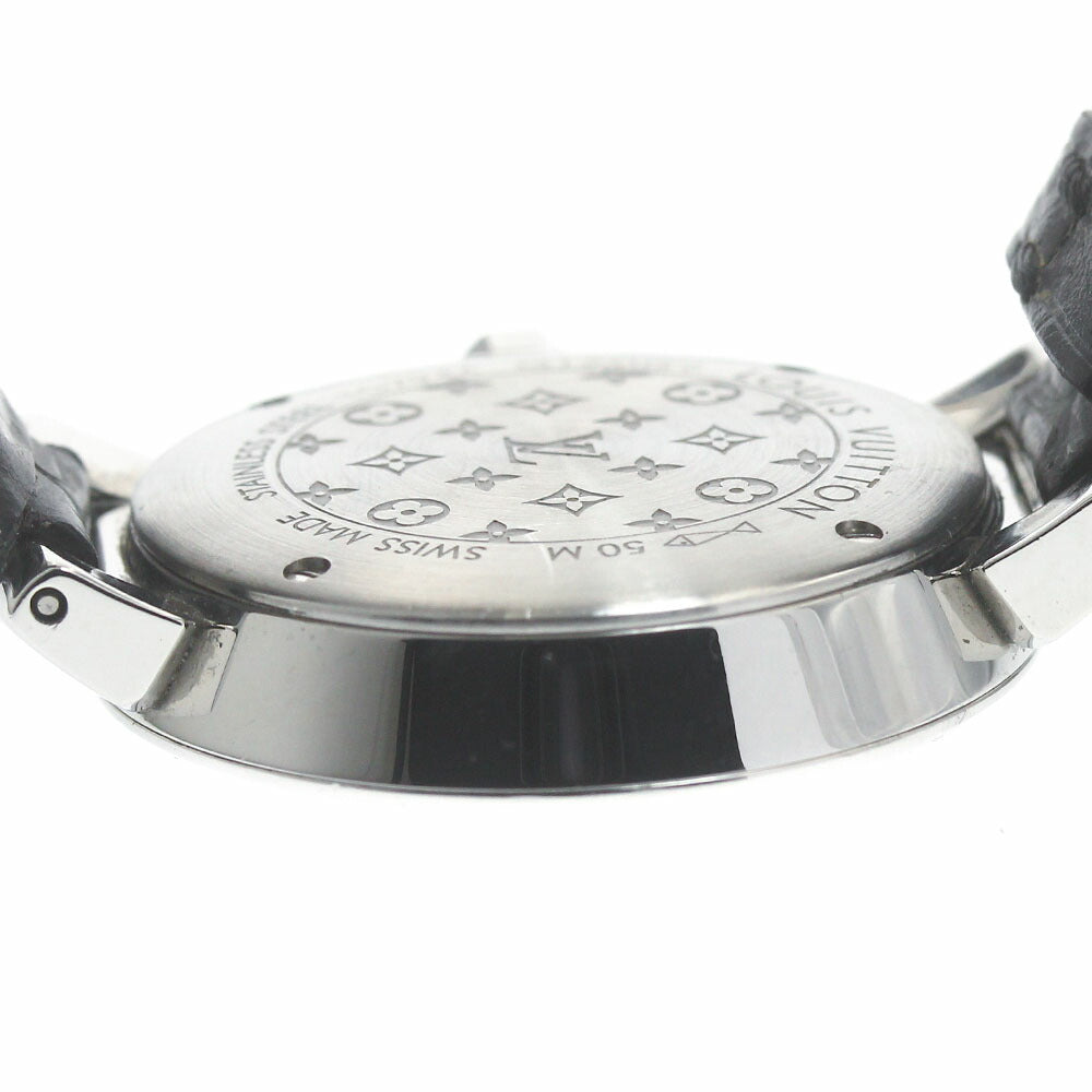 LOUIS VUITTON Q12MG Tambour Slim 8-Diamond Quartz Women's Watch