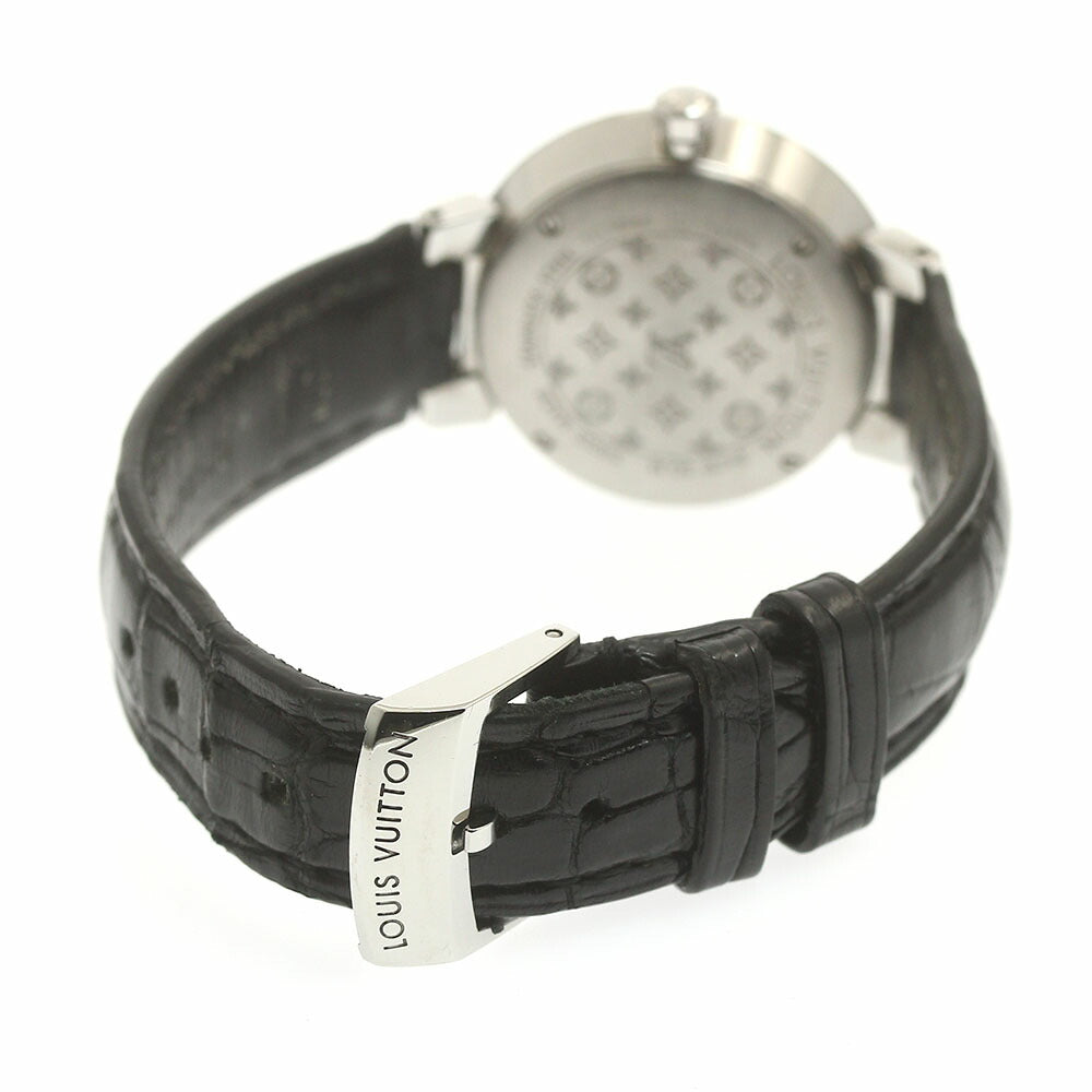 LOUIS VUITTON Q12MG Tambour Slim 8-Diamond Quartz Women's Watch