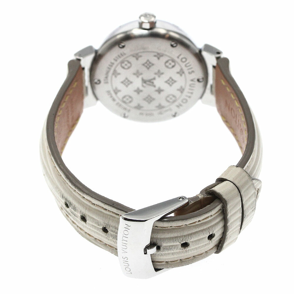 LOUIS VUITTON Q1215 Tambour Trans & Backs 12-Diamond Quartz Women's Watch