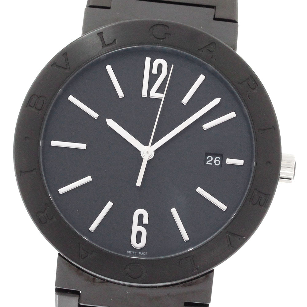 BVLGARI BB41S Bulgari Date Automatic Men's Watch Excellent Condition