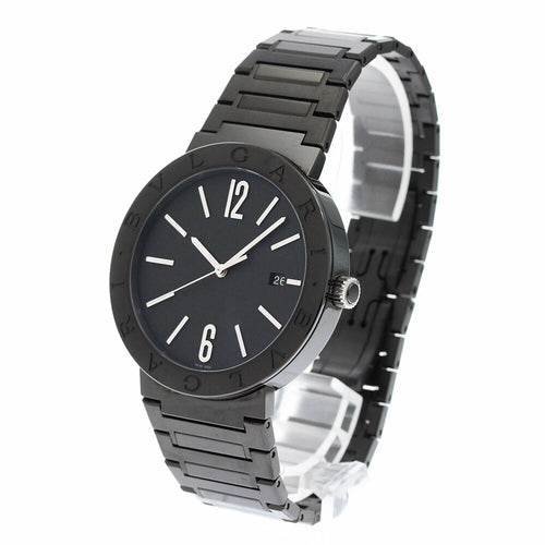 BVLGARI BB41S Bulgari Date Automatic Men's Watch Excellent Condition