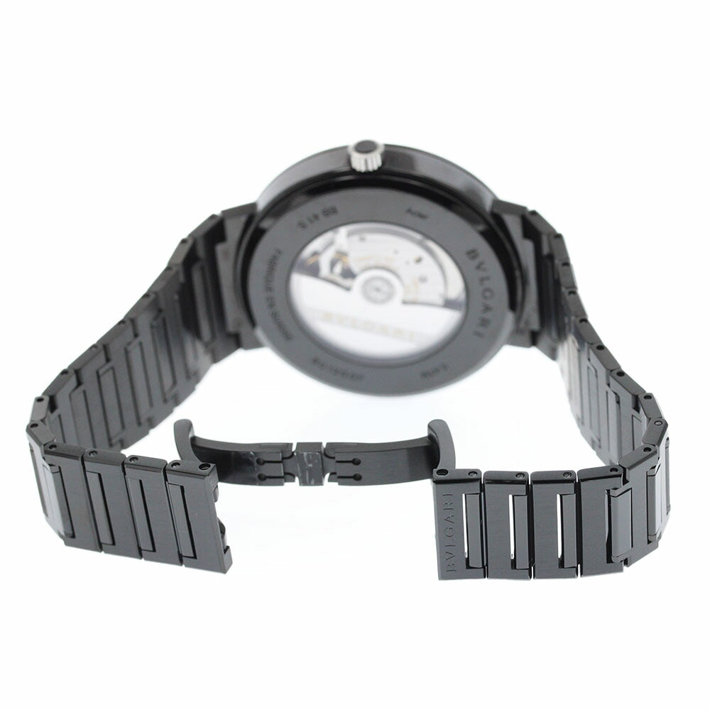 BVLGARI BB41S Bulgari Date Automatic Men's Watch Excellent Condition