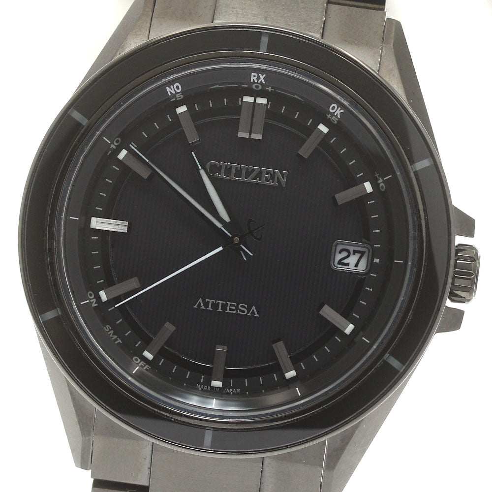 CITIZEN CB3035-72E Attesa ACT Line Date Solar Radio Controlled Men's Watch Excellent Condition with Box and Warranty Card