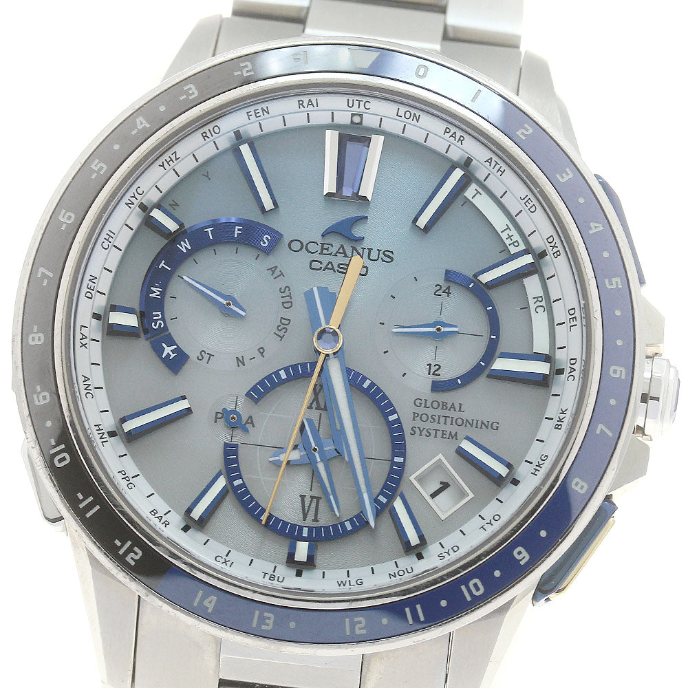 CASIO OCW-G1100C-7AJF Oceanus GPS Hybrid Solar Radio-Controlled Men's Watch (with box and warranty)