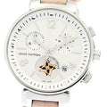 LOUIS VUITTON Q8G00 Tambour Moonstar Date Chronograph Quartz Ladies' Watch Excellent Condition with Box and Warranty Card.