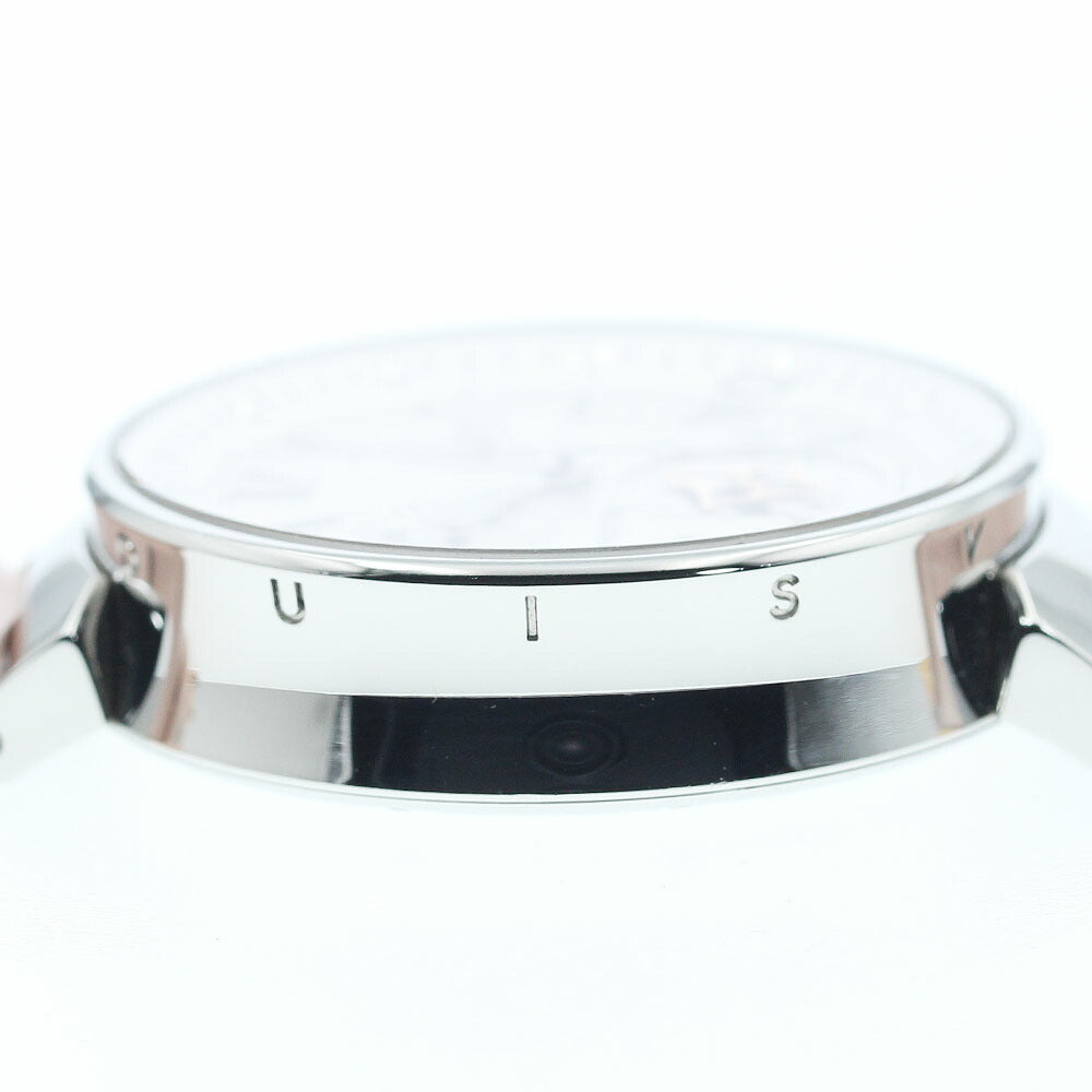 LOUIS VUITTON Q8G00 Tambour Moonstar Date Chronograph Quartz Ladies' Watch Excellent Condition with Box and Warranty Card.