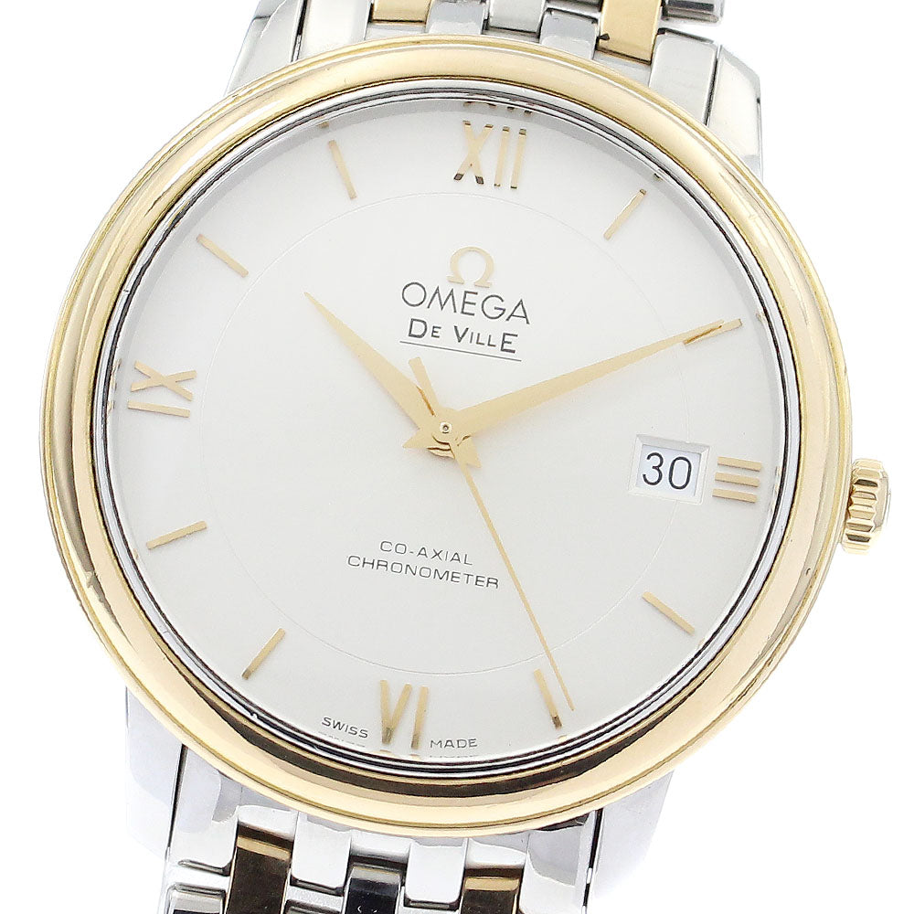 OMEGA 424.20.37.20.02.001 De Ville Prestige Co-Axial Chronometer Automatic Men's Watch with Warranty