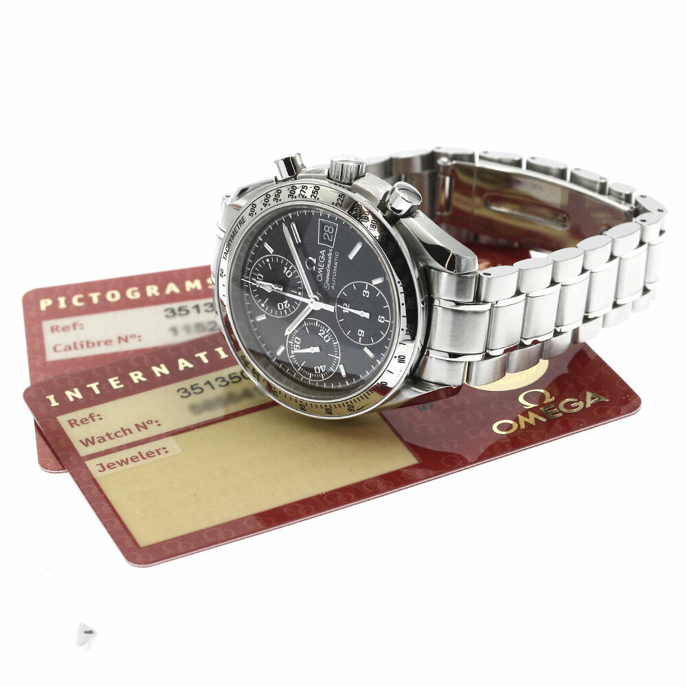 OMEGA 3513.50 Speedmaster Date Chronograph Automatic Men's Watch Excellent Condition with Warranty.