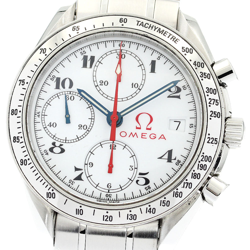 OMEGA 3513.20 Speedmaster Olympic Collection Automatic Men's Watch with Inner Box