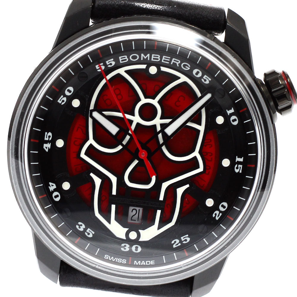 BOMBERG CT43APBA.23-1.11 BB-01 Skull Date Automatic Men's Watch Unused with Box and Warranty.