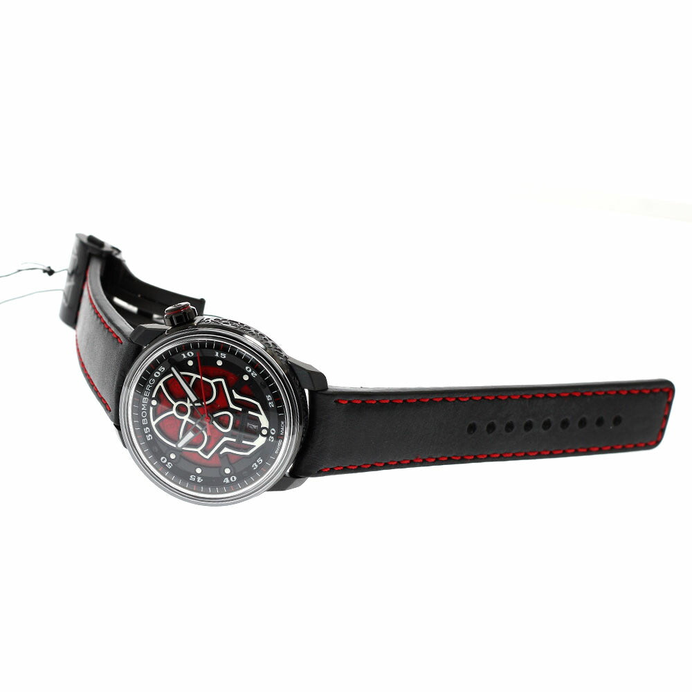 BOMBERG CT43APBA.23-1.11 BB-01 Skull Date Automatic Men's Watch Unused with Box and Warranty.
