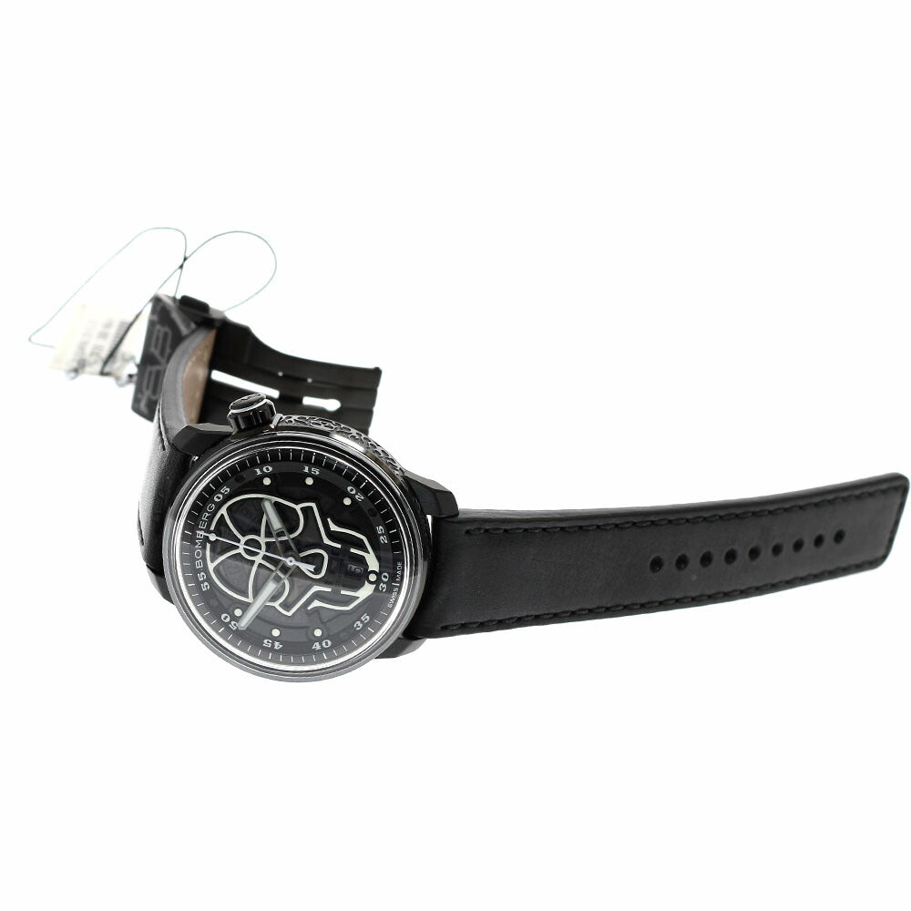 BOMBERG CT43APBA.23-3.11 BB-01 Skull Date Automatic Men's Watch Unused with Box and Warranty.