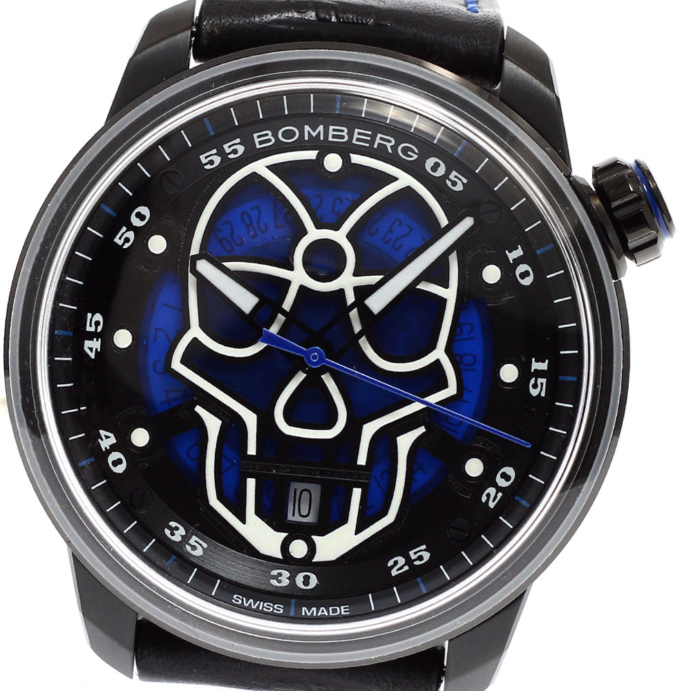 BOMBERG CT43APBA.23-2.11 BB-01 Skull Date Automatic Men's Watch Unused with Box and Warranty.