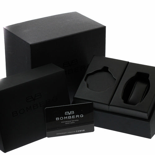 BOMBERG BS45APBA.039-1.3 BOLT-68 Badass Limited Black Skull Date Automatic Men's Watch Unused with Box and Warranty.