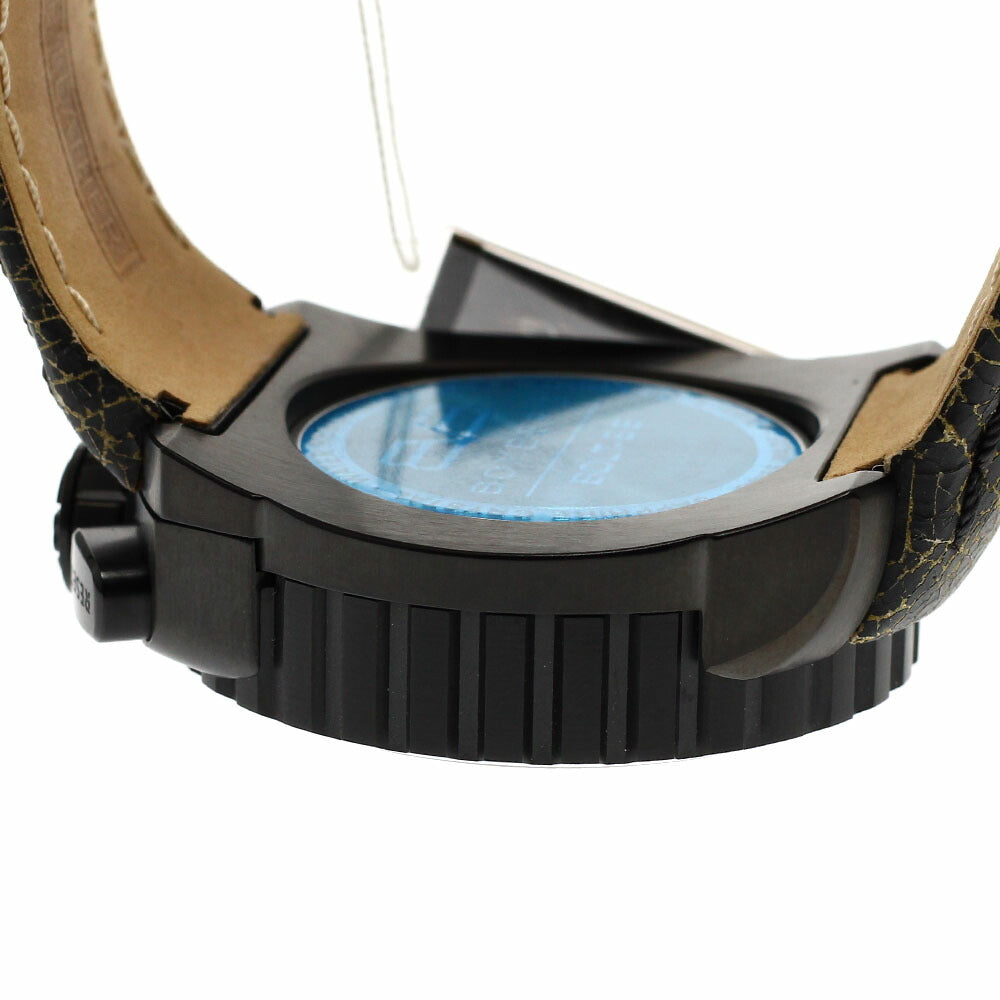 BOMBERG BS45CHPBA.051.3 BOLT-68 Blue Skull Chronograph Date Quartz Men's Watch Unused with Box and Warranty.