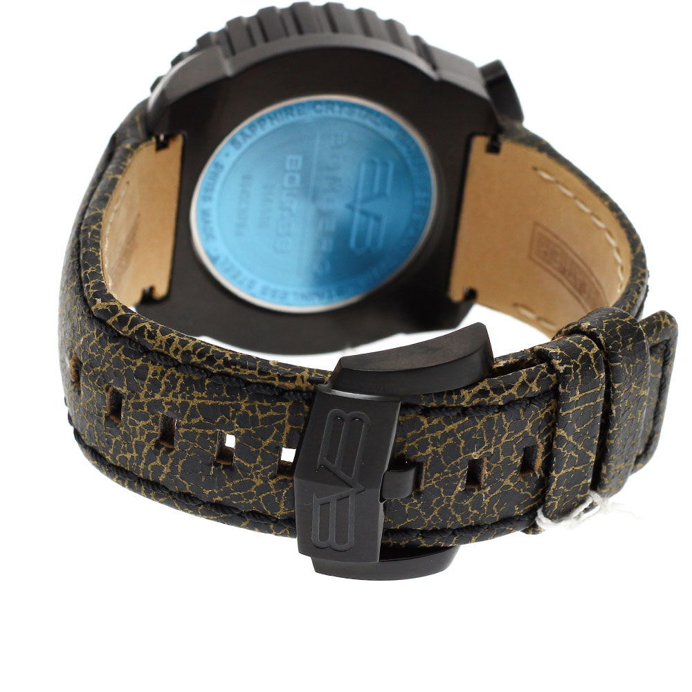 BOMBERG BS45CHPBA.051.3 BOLT-68 Blue Skull Chronograph Date Quartz Men's Watch Unused with Box and Warranty.