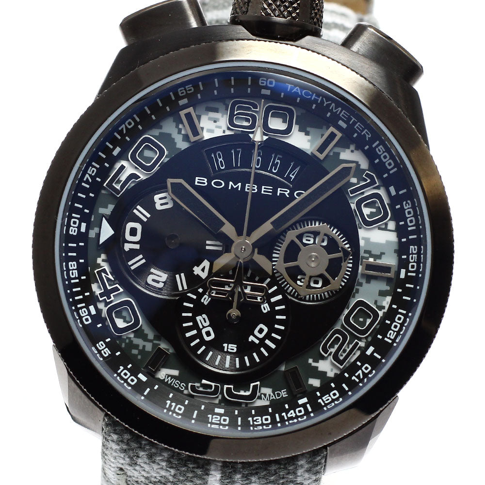 BOMBERG BS45CHPGM.019.3 BOLT-68 Camouflage Chronograph Date Quartz Men's Watch Unused with Box and Warranty.