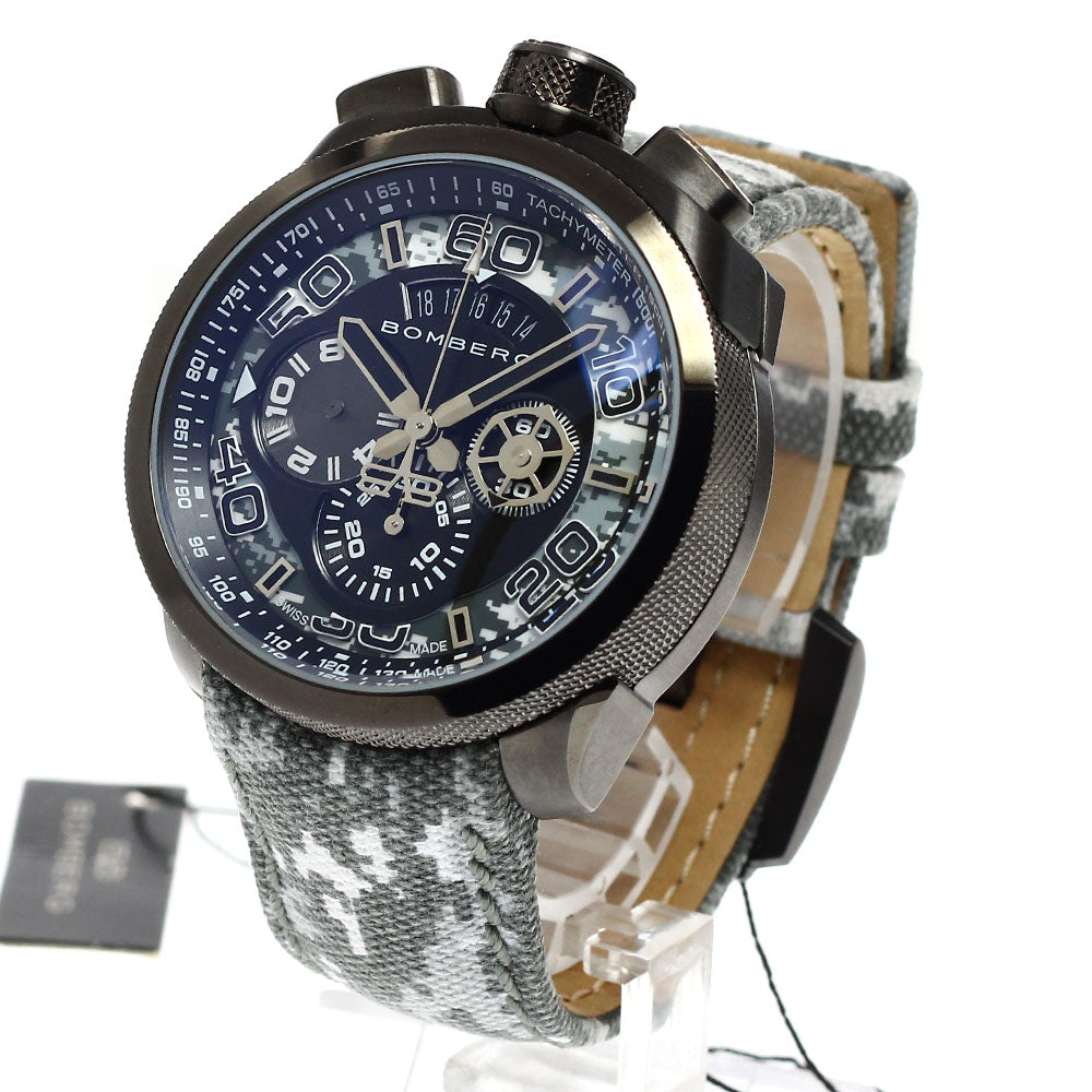 BOMBERG BS45CHPGM.019.3 BOLT-68 Camouflage Chronograph Date Quartz Men's Watch Unused with Box and Warranty.