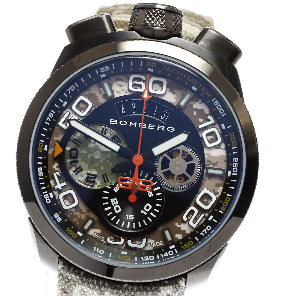 BOMBERG BS45CHPGM.018.3 BOLT-68 Camouflage Chronograph Date Quartz Men's Watch Unused with Box and Warranty.