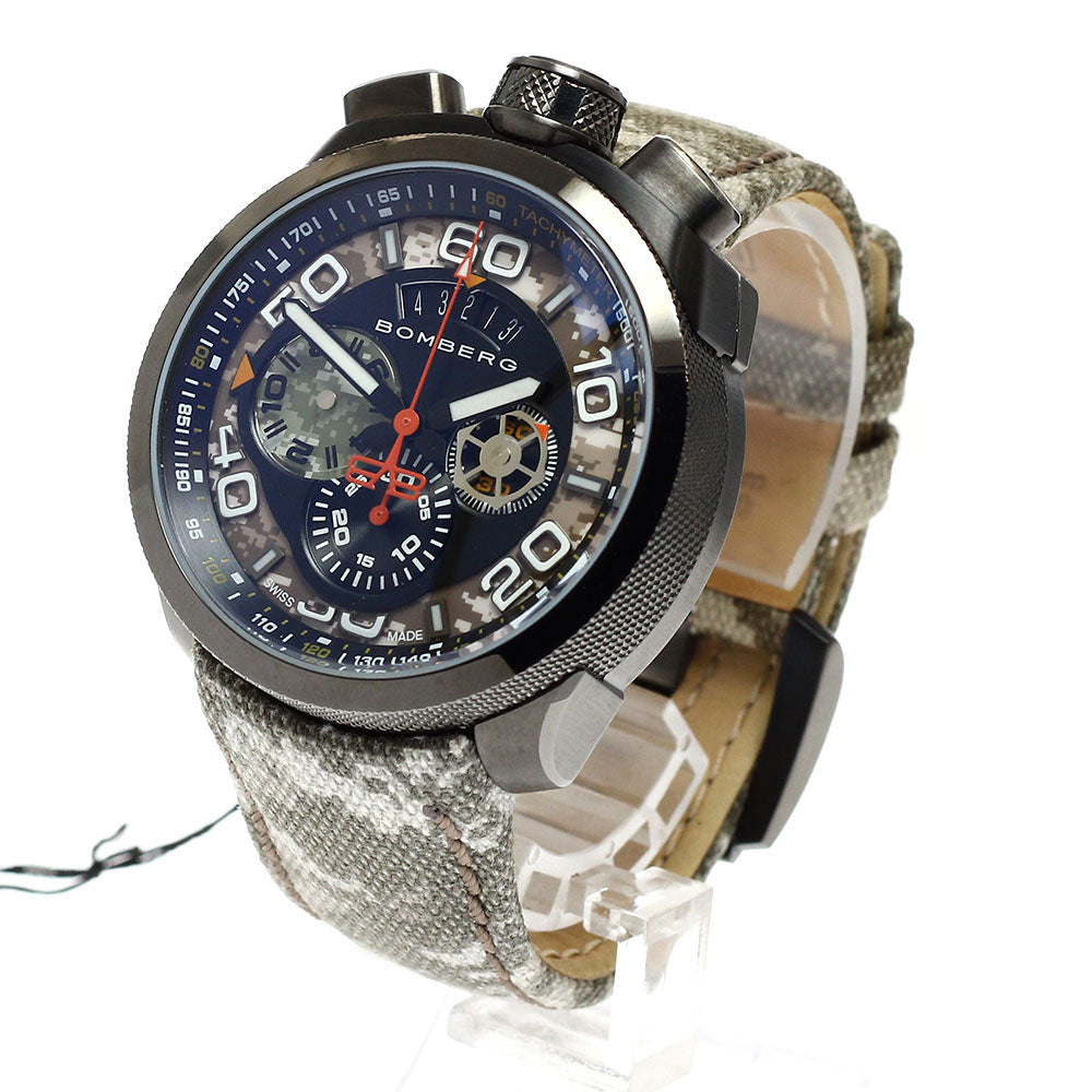BOMBERG BS45CHPGM.018.3 BOLT-68 Camouflage Chronograph Date Quartz Men's Watch Unused with Box and Warranty.
