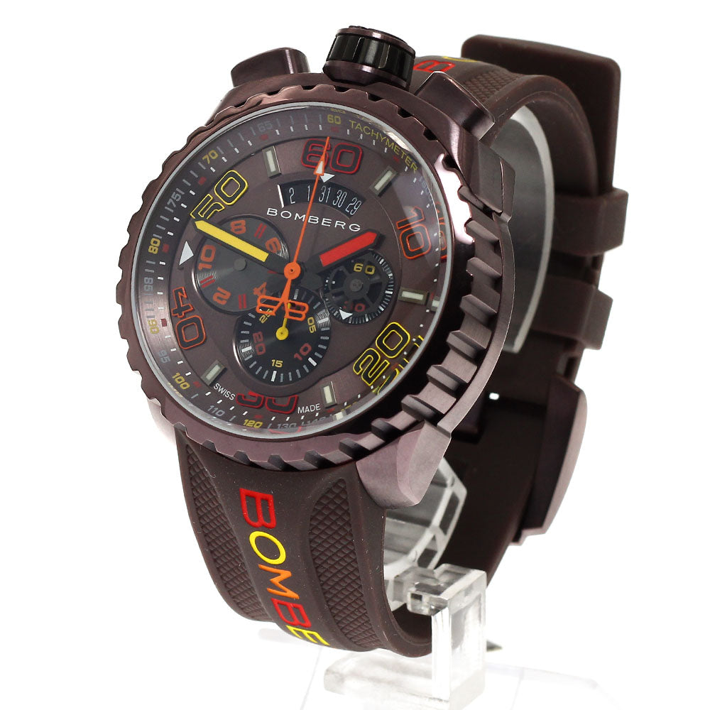 BOMBERG BS45CHPBR.049-4.3 BOLT-68 Chroma 2 Date Quartz Men's Watch Unused with Box and Warranty.