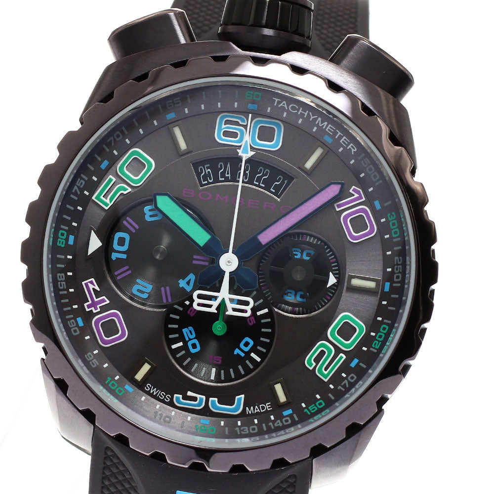 BOMBERG BS45CHPBR.049-3.3 BOLT-68 Chroma 2 Date Quartz Men's Watch Unused with Box and Warranty.